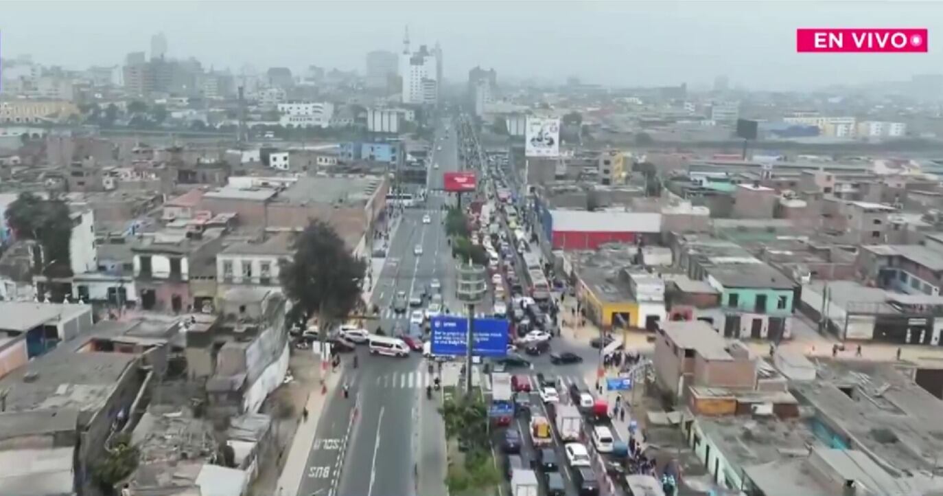 Señor de los Milagros: alerta de congestión vehicular en las calles de Lima por la procesión. (Foto: Captura de pantalla / Canal N)