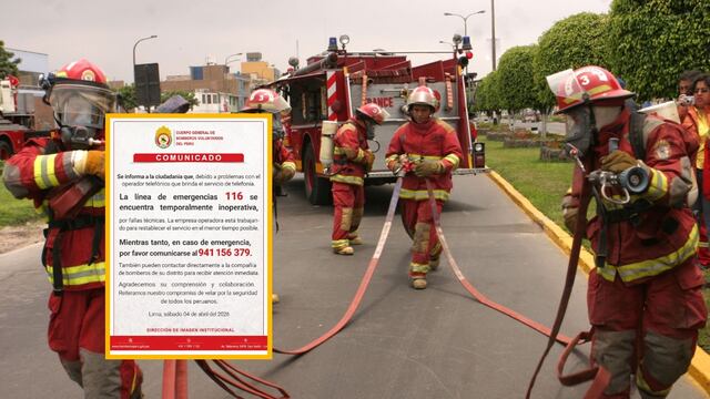 Bomberos tiene nuevo número para emergencias: qué pasó con el 116 y por qué cambio será temporal