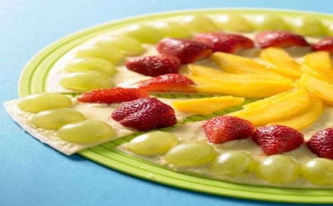 Pizza de frutas