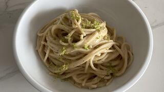 Espagueti en crema de limón: la receta con pocos ingredientes para que sorprendas en casa