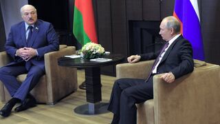 Lukashenko informó en detalle a Putin sobre el aterrizaje forzoso de avión