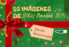 20 imágenes de ¡Feliz Navidad 2025! para compartir vía WhatsApp, Instagram y Facebook con frases cortas, bonitas y originales
