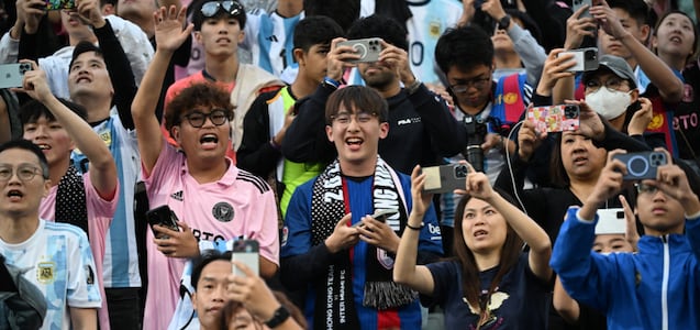 Lionel Messi hace vibrar a estadio de Hong Kong durante el entrenamiento del Inter Miami