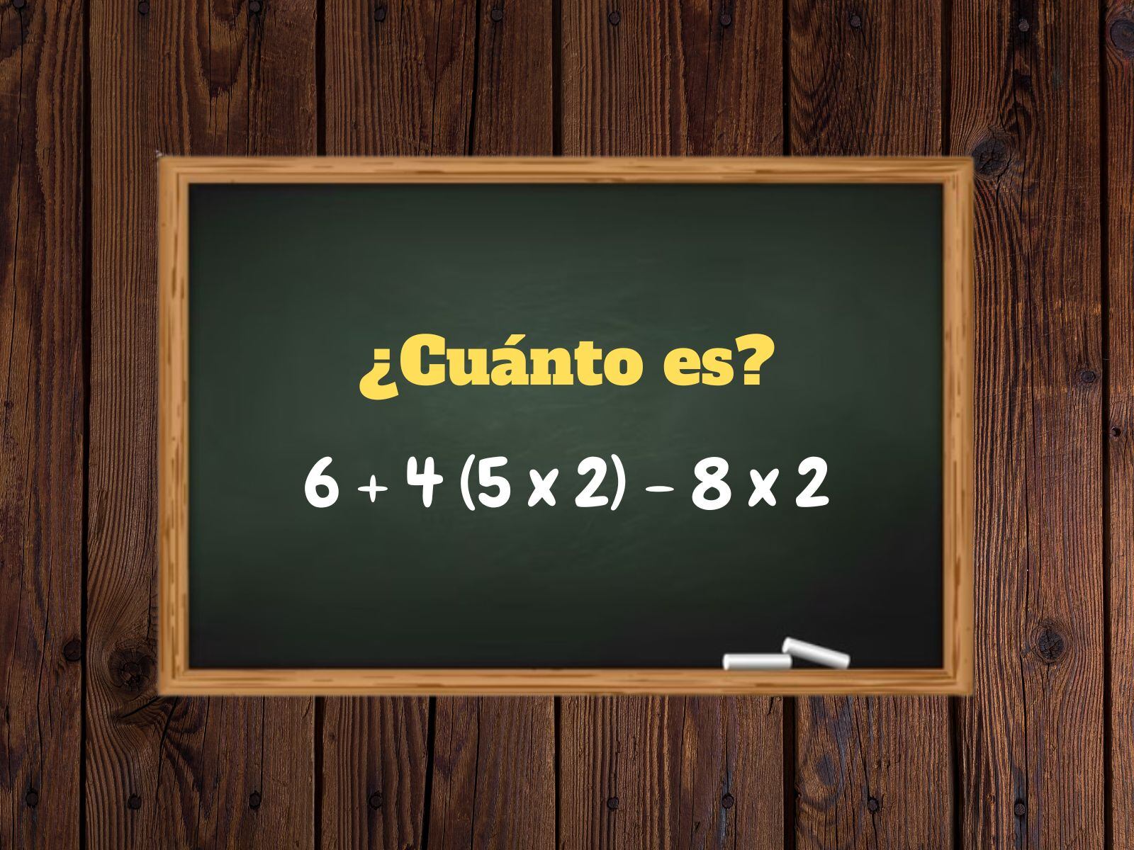 Reto matemático: Busca la manera más rápida de resolver este problema numérico. (Creación: Mag)