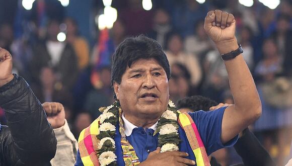 El expresidente de Bolivia Evo Morales (2006-2019), participa durante una reunión de las facciones oficialistas, el 18 de mayo de 2024, en Cochabamba, Bolivia. (Foto de Jorge Abrego / EFE)