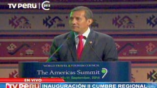 Humala: Se seguirá trabajando políticas para atraer al turismo