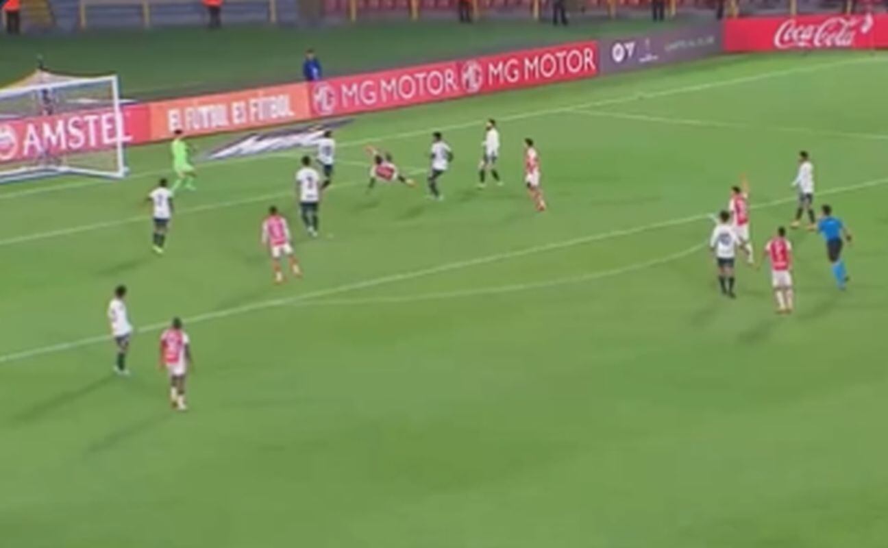 Gol Rodallega hoy, Santa Fe vs Goias por Copa Sudamericana | VIDEO