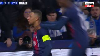 Gol de Mbappé: así adelantó a PSG vs Real Sociedad en Anoeta | VIDEO