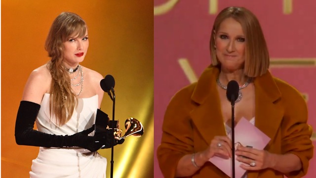La razón por la que Taylor Swift “ignoró” a Céline Dion en los Premios Grammy 2024