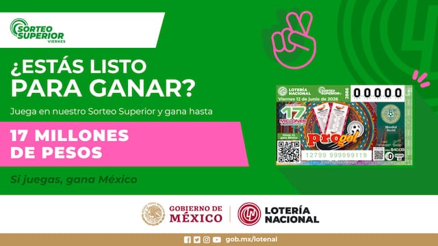 Resultados Sorteo Superior: números ganadores del viernes 19 de junio