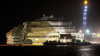 Italia: crucero Costa Concordia fue reflotado con éxito tras 19 horas