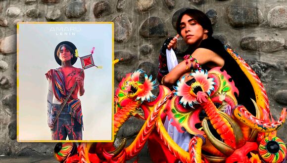 Lenin, Amor y Libertad, creador del pop en quechua, estrenó su primer álbum musical | Fotos: Difusión / Composición EC