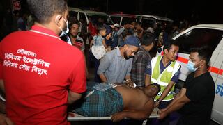 Al menos 10 muertos y 170 heridos en explosión en un depósito en Bangladesh 