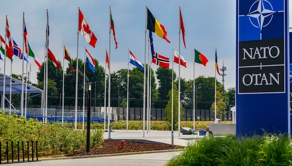 La sede de la OTAN en Bruselas, Bélgica, el 12 de julio de 2018. (Foto de Departamento de Estado / Wikipedia)