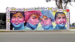 El mural con influencia del arte kené que visibiliza a figuras peruanas de la comunidad LGTBI y su lucha