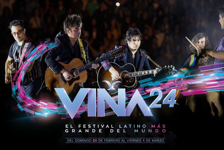 En el día 5 de Viña del Mar 2024 podremos ver a Los Bunkers y más artistas. ¿Qué pasará hoy? Aquí te lo contamos. (Foto: TVN)