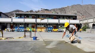 Colegios de Lima reciben más de S/.29 mlls. para mantenimiento