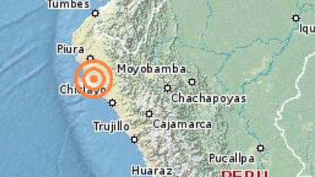 Sismo de 4,4 grados fue sentido esta noche en Lambayeque