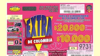 Extra de Colombia, Sorteo 2208: resultados del 24 de septiembre