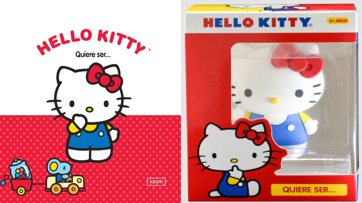 Serán en total 13 entregas del coleccionable de Hello kitty. Incluye un muñeco y un libro. (Fotos: Sanrio)