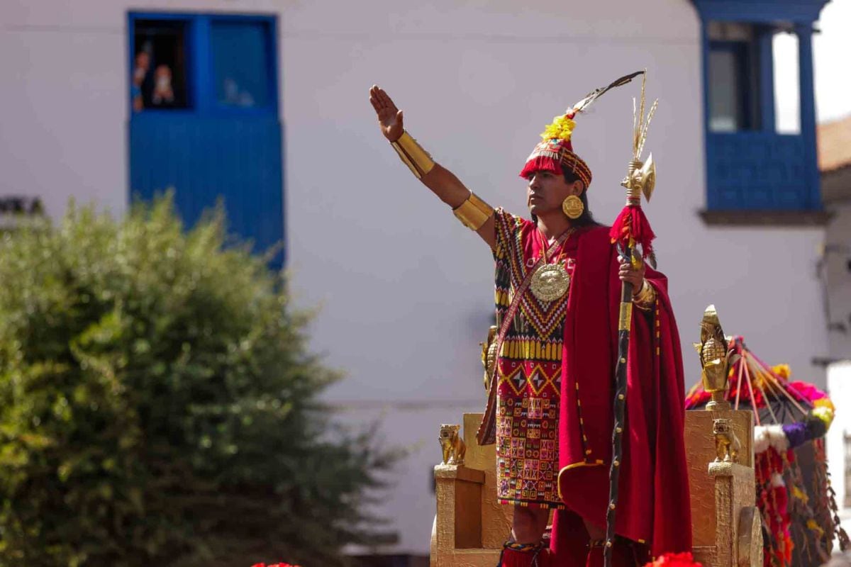 El inca es el personaje central de la celebración del Inti Raymi en el Cusco | Foto: ANDINA/ Luis Iparraguirre