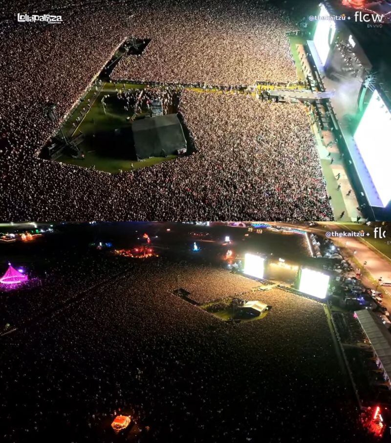 Olivia Rodrigo reunió a miles de fans en el festival Lollapalooza en Chile. (Foto: Captura de video)