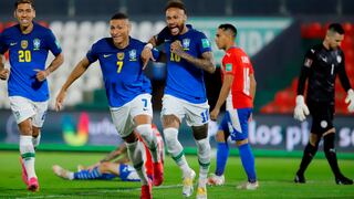 Paraguay cae 2-0 ante un imponente Brasil que extiende su racha de invicto en las Eliminatorias