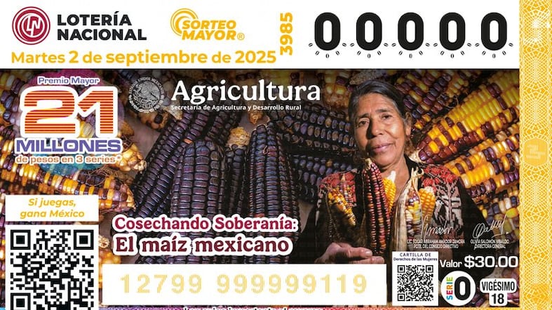 Sorteo Mayor 3985: números ganadores y premios del martes 2 de septiembre