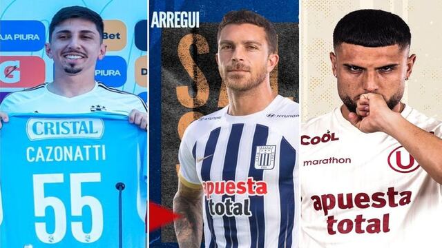 Ureña, Arregui, Cazonatti: ¿cuál de los tres será el mejor volante mixto de la Liga 1 2024?