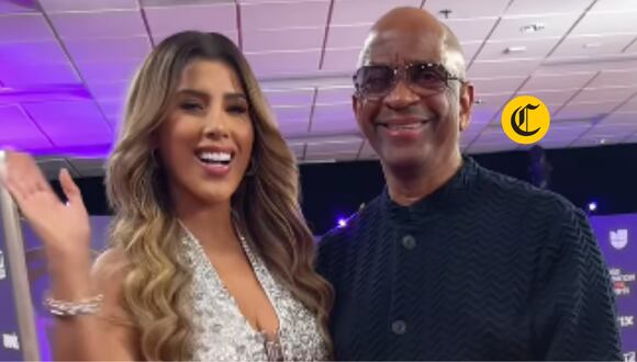 Yahaira Plasencia se luce con Sergio George en alfombra roja de los Latin American Music Awards 2024 | Foto: Instagram / Captura de pantalla