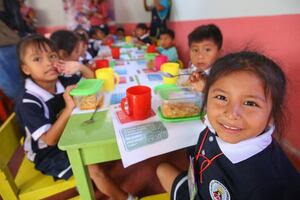 Ministerio de Desarrollo e Inclusión Social incorporó a más de 2600 colegios al programa alimentario escolar Wasi Mikuna