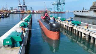 Marina de Guerra comienza pruebas en la mar del modernizado submarino B.A.P. Chipana