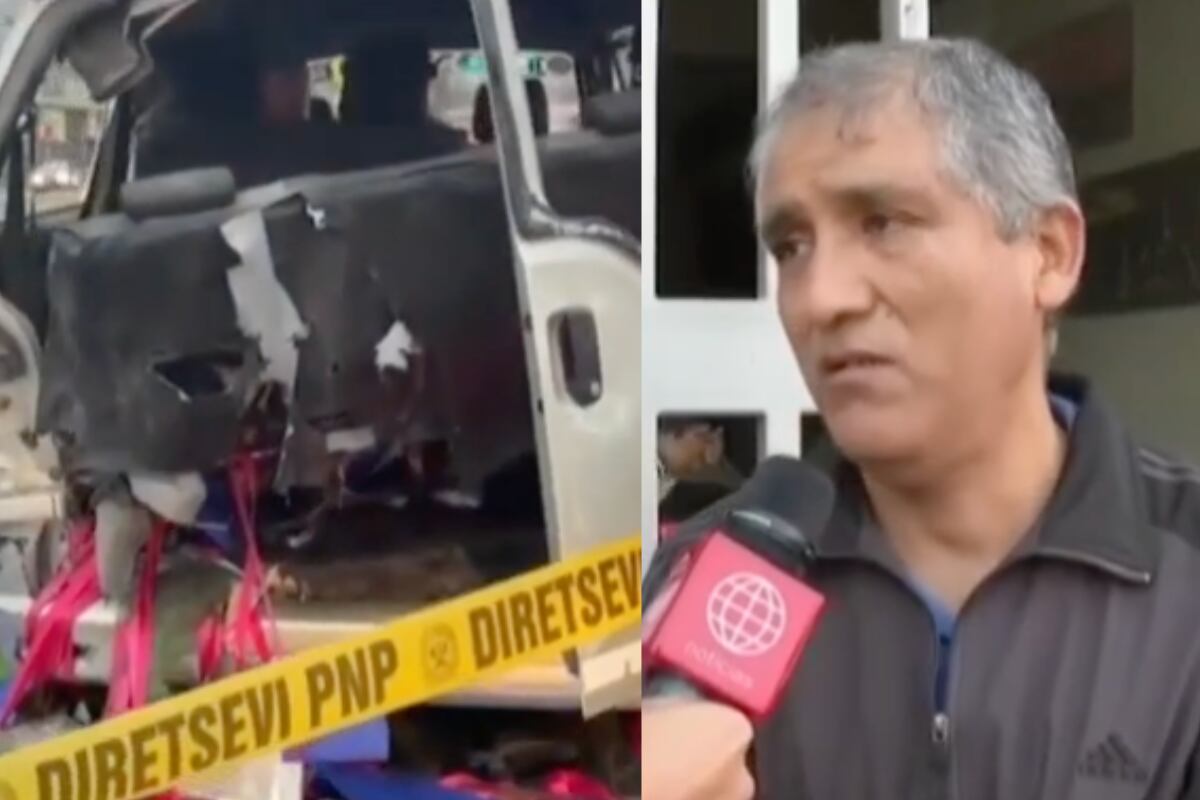 La tragedia ocurrió el jueves 4 de julio en Los Olivos. Otros cuatro pasajeros resultaron heridos. Foto: composición EC/captura América Noticias