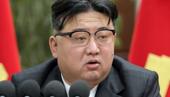 El líder norcoreano Kim Jong Un. (Foto de KCNA VIA KNS / AFP)