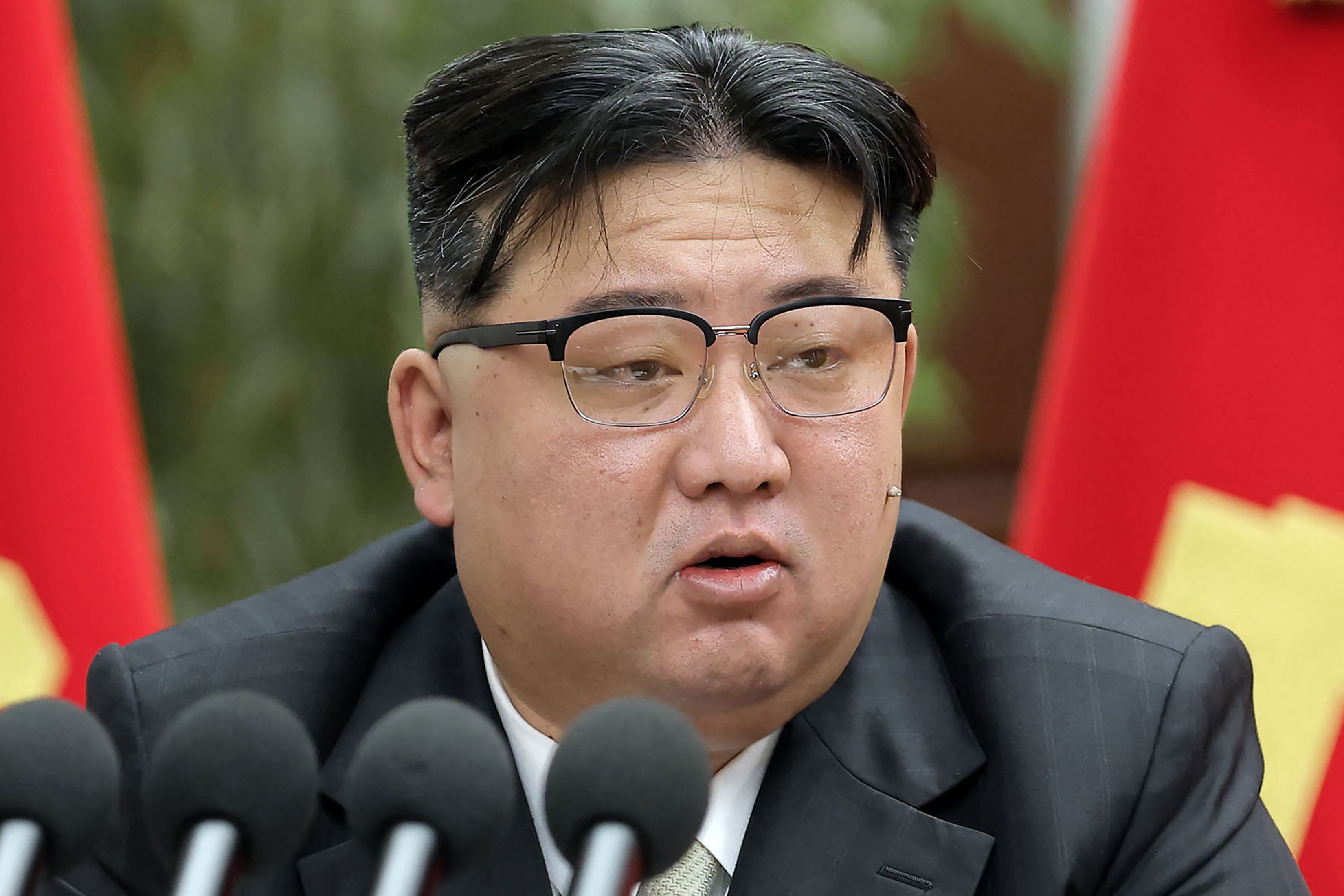 El líder norcoreano Kim Jong Un. (Foto de KCNA VIA KNS / AFP)