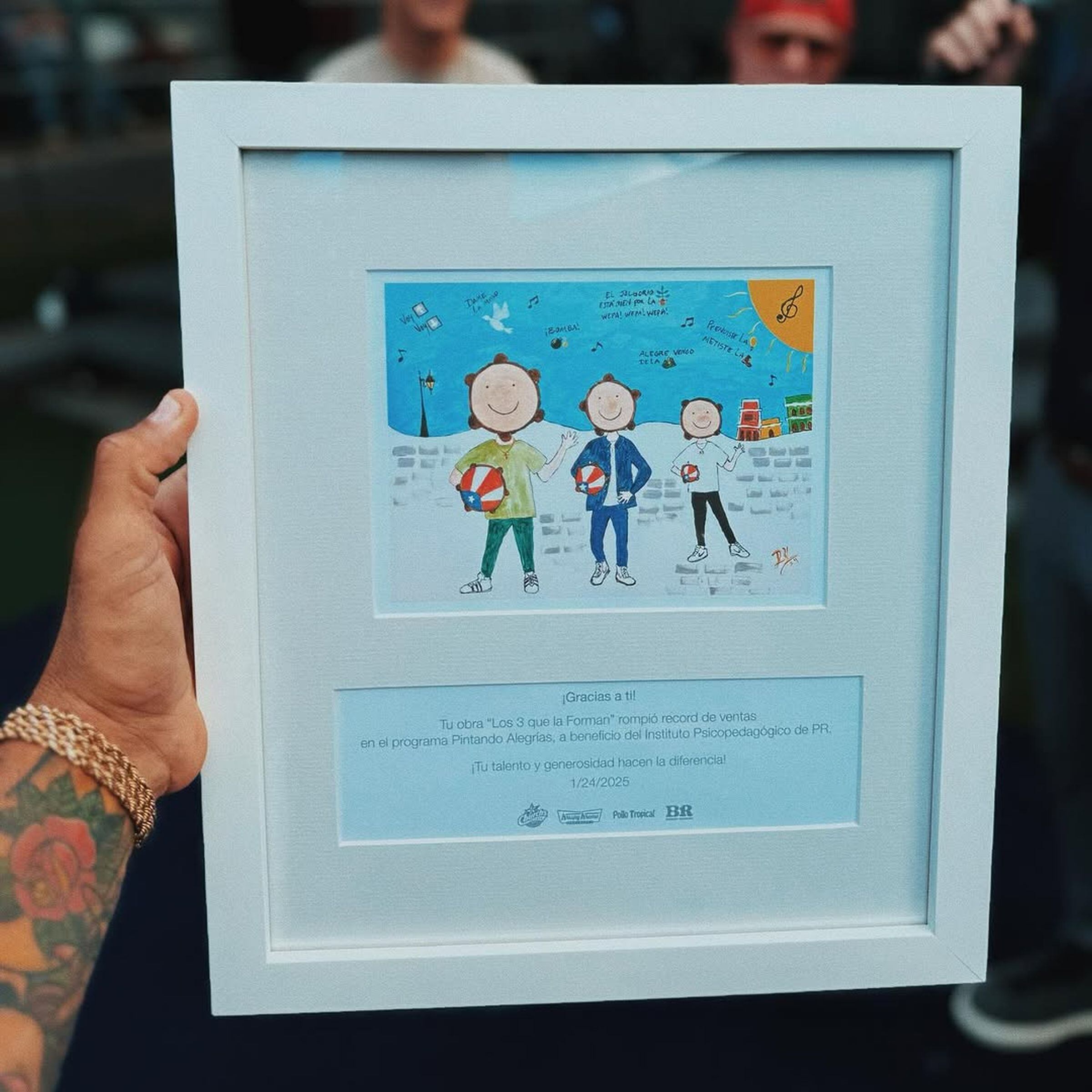 La tarjeta ‘Los 3 que la Forman’ de Daddy Yankee recaudó 255 mil dólares. (Foto: @daddyyankee / Instagram)