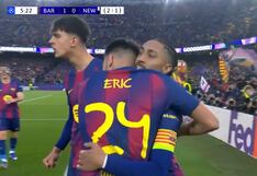 Raphinha marca el 1-0 de Barcelona vs Newcastle por el partido de vuelta de octavos de final de Champions League | VIDEO