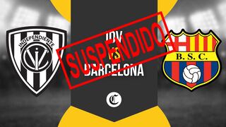 Independiente del Valle vs. Barcelona se suspende por problemas en la transmisión del encuentro