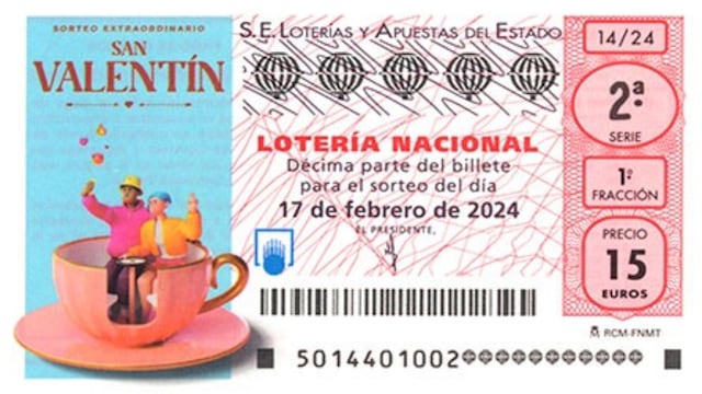 Lotería Nacional del sábado 17 de febrero: comprobar resultados del Sorteo de San Valentín