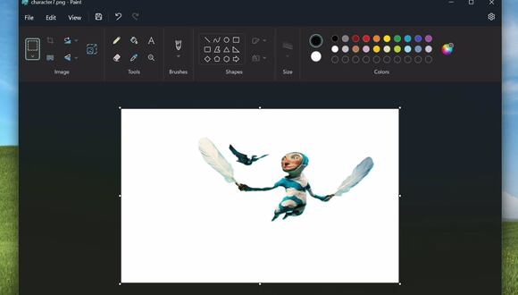 Microsoft está trabajando en un nuevo formato para Paint que facilite la eliminación del fondo de una imagen con un solo clic.