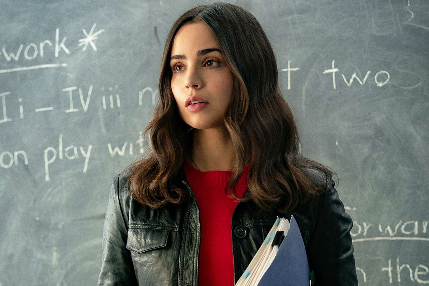 Sofia Carson como Alex Rose en una escena de la película "Mi lista de deseos" (Foto: Netflix)