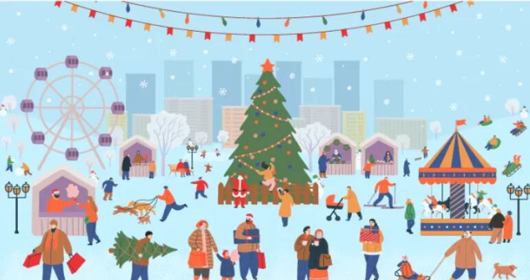 RETO VISUAL | La mayoría de las personas no pueden encontrar los siete muñecos de nieve diez segundos después de ver la foto. | Spingenie