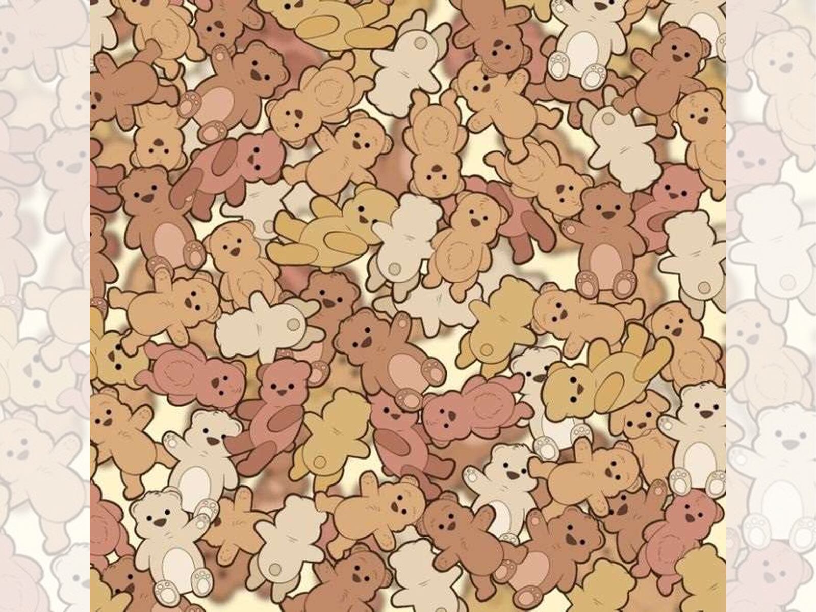 RETO VISUAL | Sólo las personas con la vista más aguda y la capacidad de resolución de problemas más rápida pueden detectar un perro entre los osos de peluche. | jagranjosh