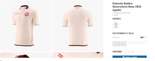 Camiseta de la U 2026