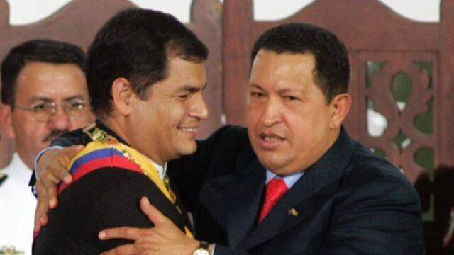 Hugo Chávez felicitó a Rafael Correa: "¡Que viva su revolución ciudadana!"