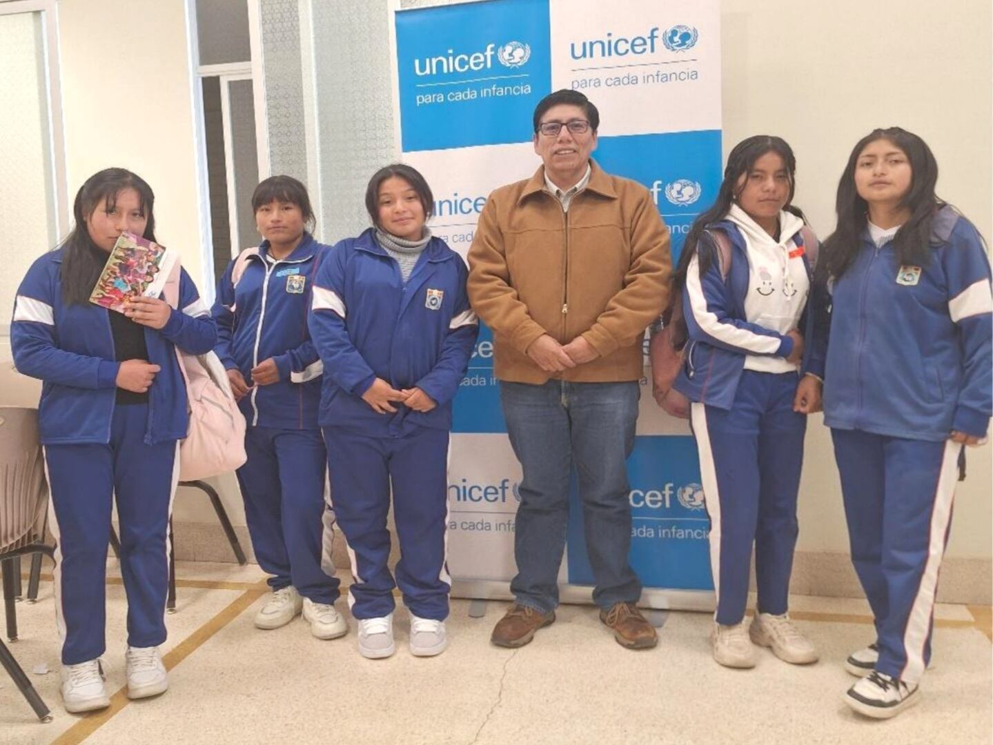 Equipo de corresponsales escolares de la I.E. José Carlos Mariátegui - 2025.