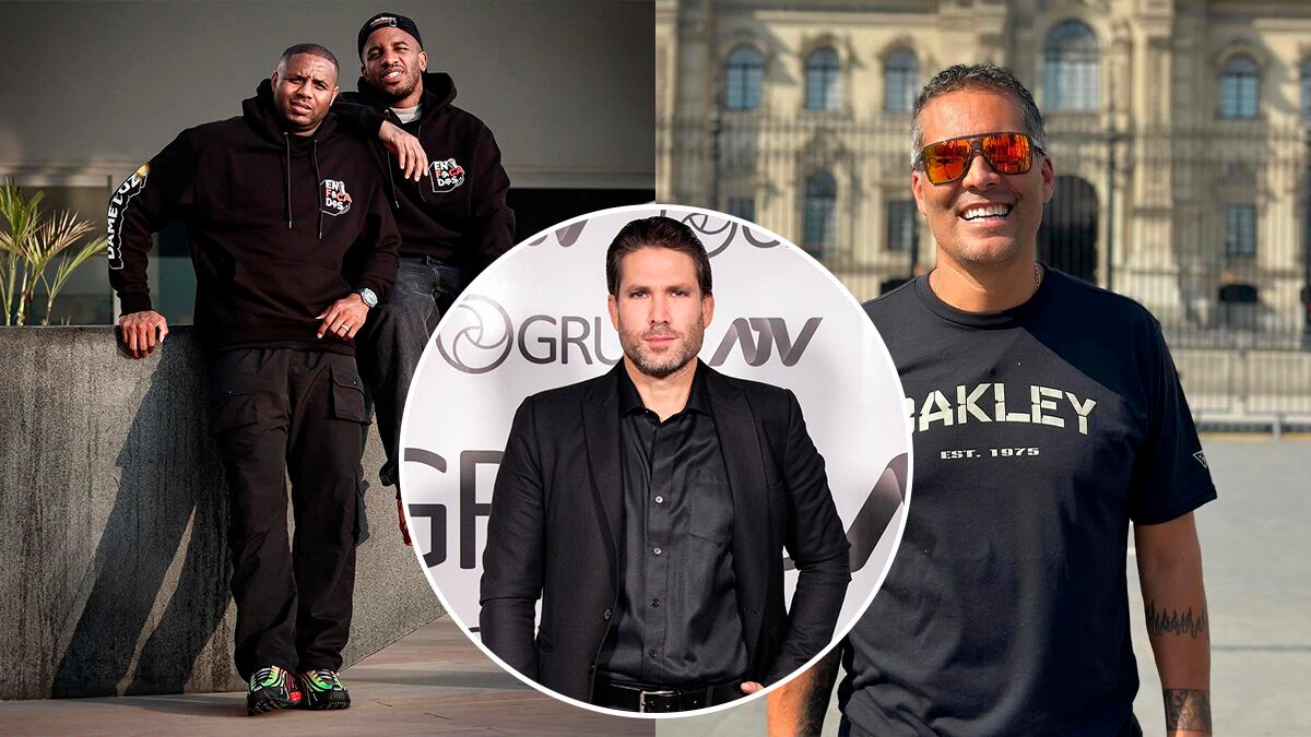 Farfán y Butrón vuelven a la carga contra Paco Bazán y le envían polémico mensaje en avance de Enfocados: “No vas a venir” | Composición: @enfocadospodcast.pe / @leaobutron / @franciscobazan