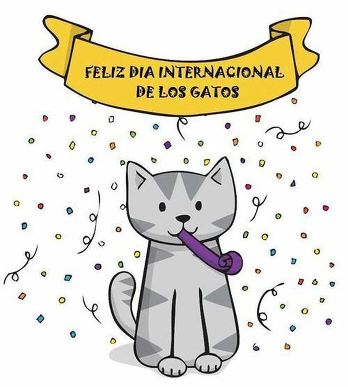 Imágenes que puedes utilizar en Instagram y otras redes sociales por el Día Internacional del Gato. (Pinterest)
