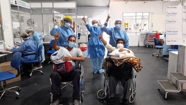 Áncash: 102 pacientes con COVID-19 fueron dados de alta del hospital Eleazar Guzmán 