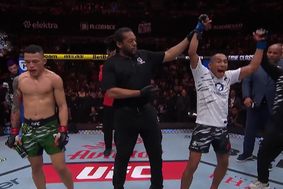 El festejo de Kevin Borjas tras vencer a ‘Lazy Boy’ Rodríguez | VIDEO